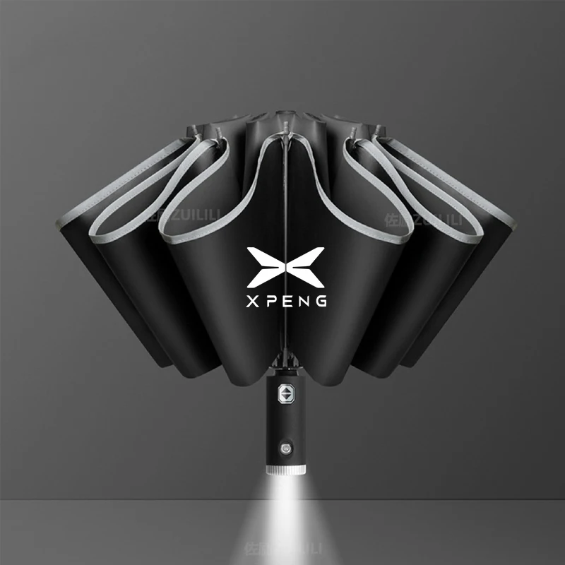 Car Automatic Folding Windproof Sunshade Umbrella For XPENG Xiao Peng P5 P7 G3 G9 N5 F30 H93 BETA Auto Interior Accessories