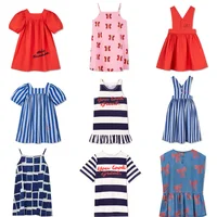 Robe pour enfants SS26, nouvelle collection été, robes en jean à imprimé mignon pour filles 1