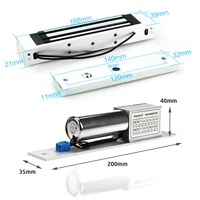 5YOA RFID Access Control System Electronic Gate Opener Home Garage Set Eletric Magnetic Smart Door Lock Kit Automatic Controller - Image 2