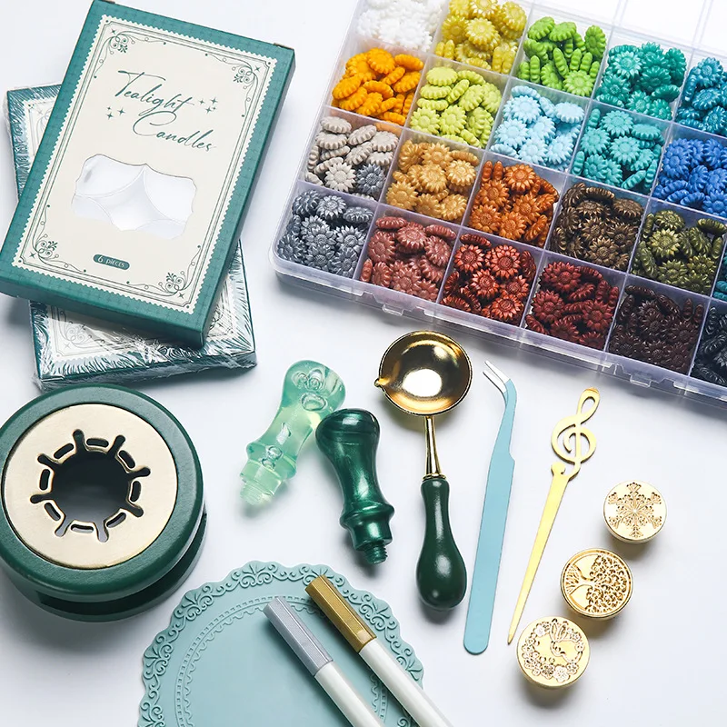 Seal Stamp Kit, Caixa De Armazenamento, DIY