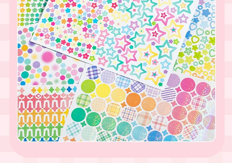 Frosted Cartoon Handbuch Aufkleber Buch DIY Planer Dekoratives wasserdichtes Material Journal Koreanisches Briefpapier Schulbedarf – Detail 5