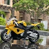 1:12 BMW S1000RR Die Cast Motorcycle Model Toy Vehicle Collection Autobike Shork-Absorber Off Road Autocycle Toys Car 2