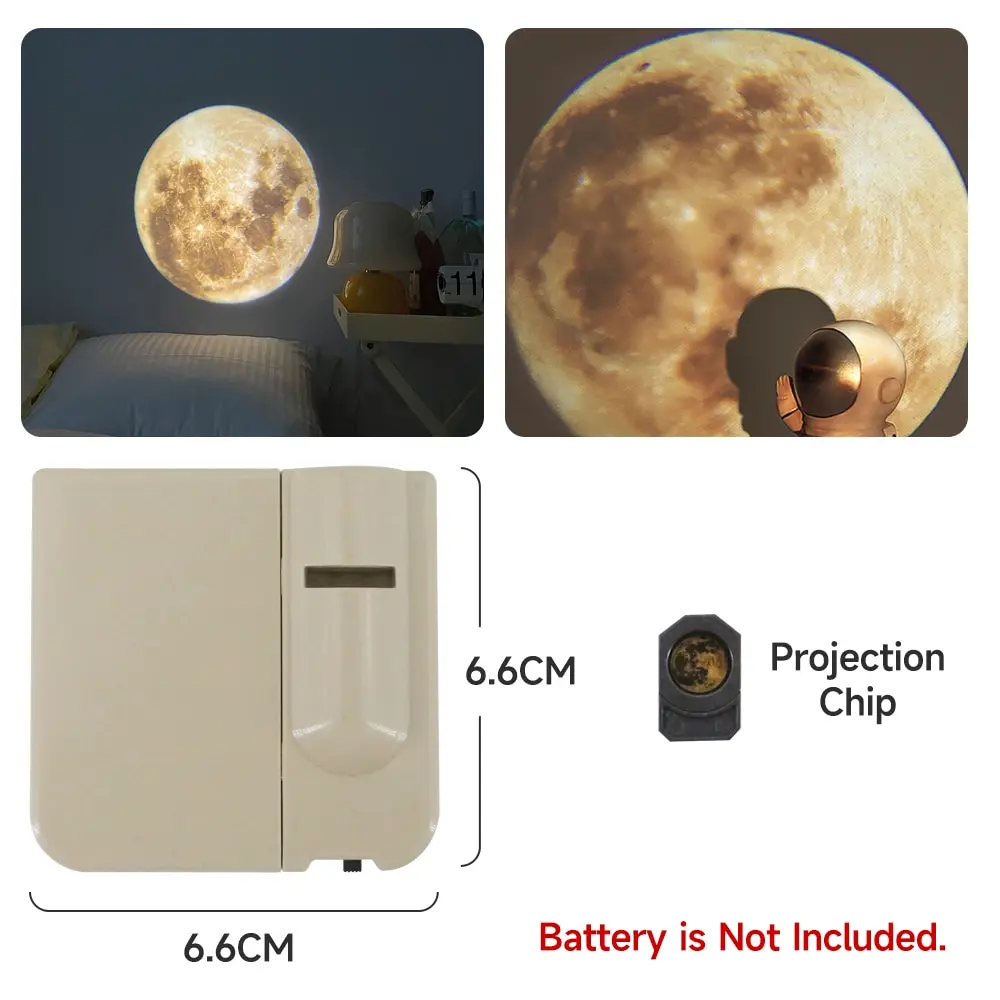 moon projection lamp