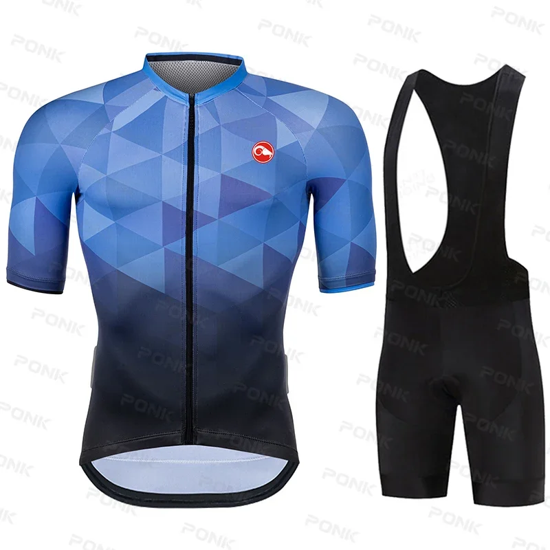 Cycling Clothing Men's Breathable MTB Bicycle Clothes Maillot Short Sleeve Bike Cycling Jerseys Set