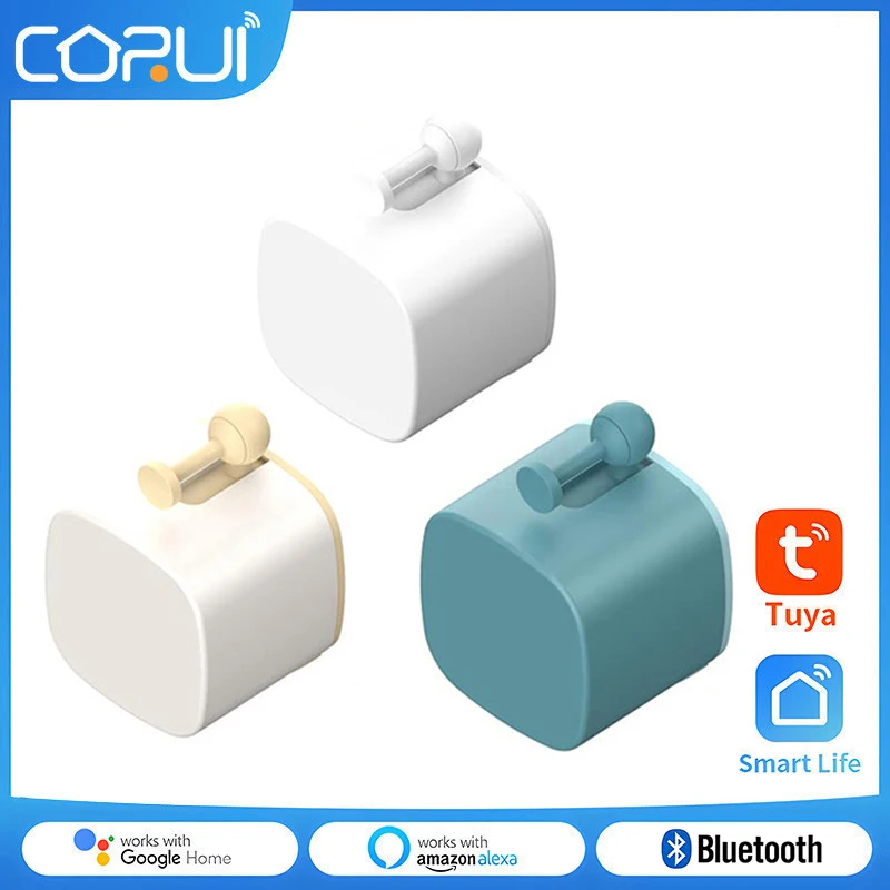 

CoRui Tuya Smart Cubetouch Bot Robot Switch Smart Mechanical Arms Bluetooth Bot Button Pusher App Remote Control Alexa Google Ho