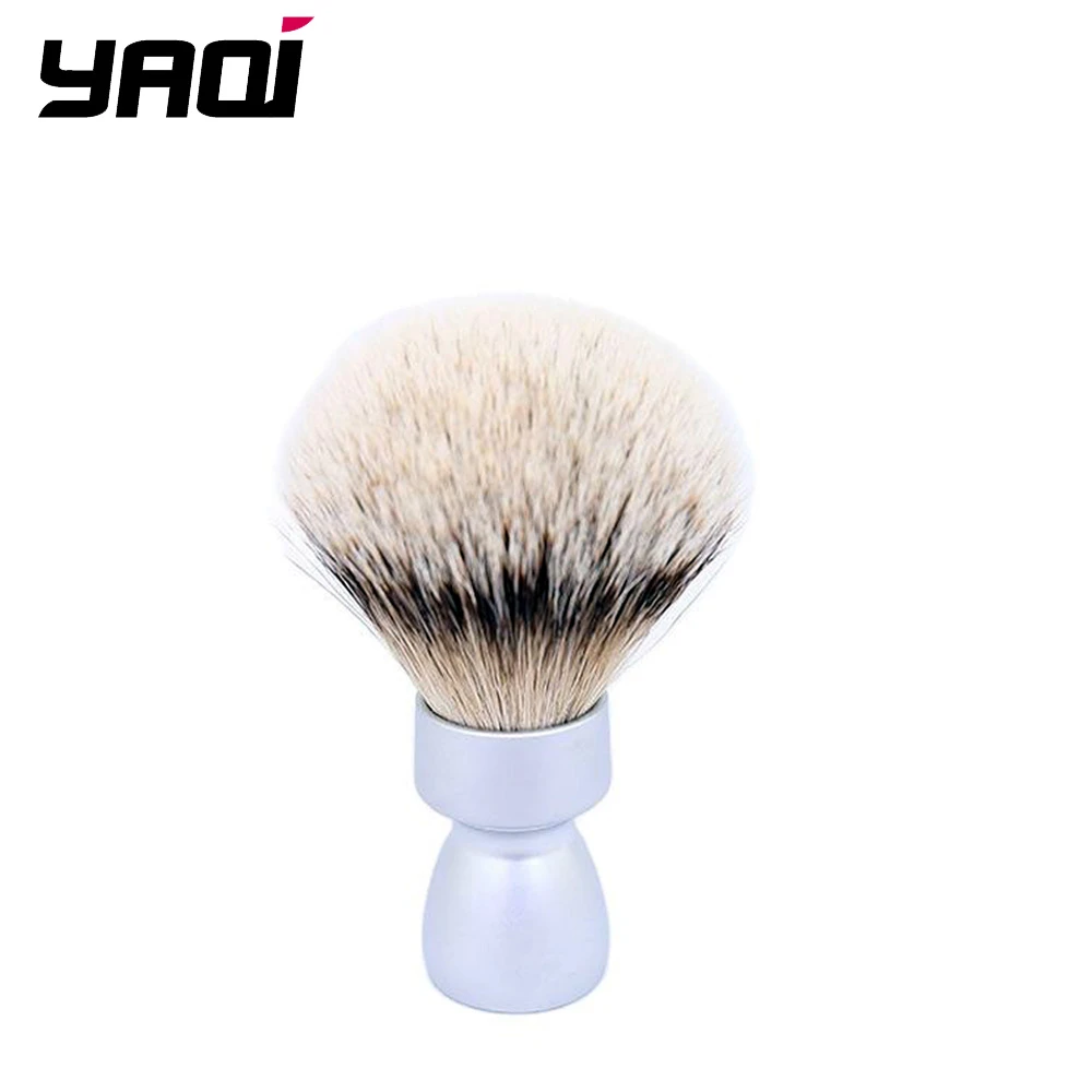 Yaqi Heavy Metal Handle Silvertip Badger Hair Shave Brush For Men Shaving - Shaving  Brushes - AliExpress