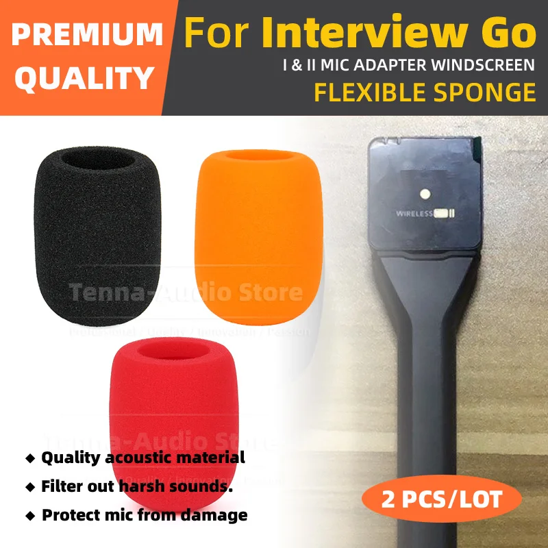 Set 5 Filtri Antipop Per Microfono | Schiuma E Pelliccia Per DJI Mic E Rode Wireless GO | Indoor/Outdoor