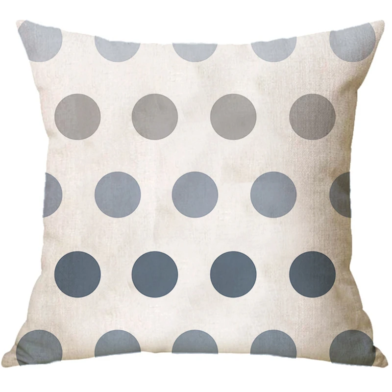 Home Decor Colorful Geometric Cushion Cover For Sofa Office Decoration Nordic Leaf Print Throw Pillow Cover Car Pillowcase 