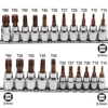 11Pcs Drive Socket Set Torx Screwdriver Bits 3/8 1/4inch Wrench Socket Adapter T10 T15 T20 T25 T27 T30 T40 T45 T50 T55 T60 1
