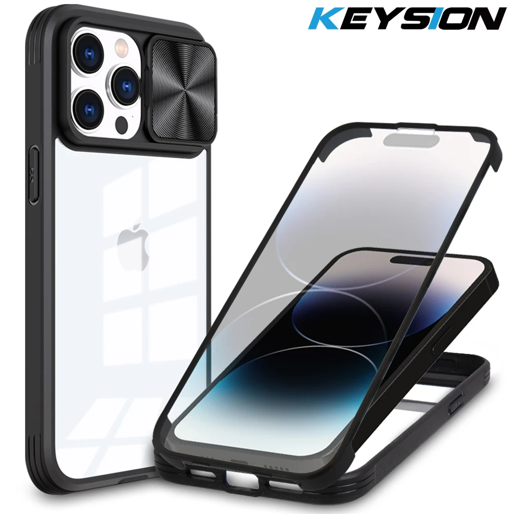KEYSION 360 Degree Full Coverage Case for iPhone 14 Pro Max 14 Plus