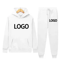 Survêtement imprimé personnalisé pour hommes et femmes, sweat-shirt à capuche et pantalon de jogging, unisexe, sport quotidien décontracté, manches longues, costume 3