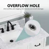 36x22 Inch Bathroom Vanity Top with Sink,Vanity Countertop 8 Inch Faucet 3 Hole Spread with Backsplash(Not included Faucet) 6