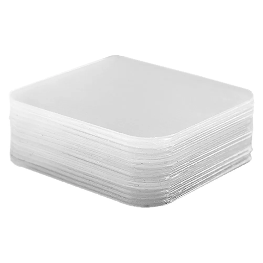 60Pcs 다기능 투명 양면 테이프 조명 소켓 장착용 고강도 탈착식 접착 패드 장..
