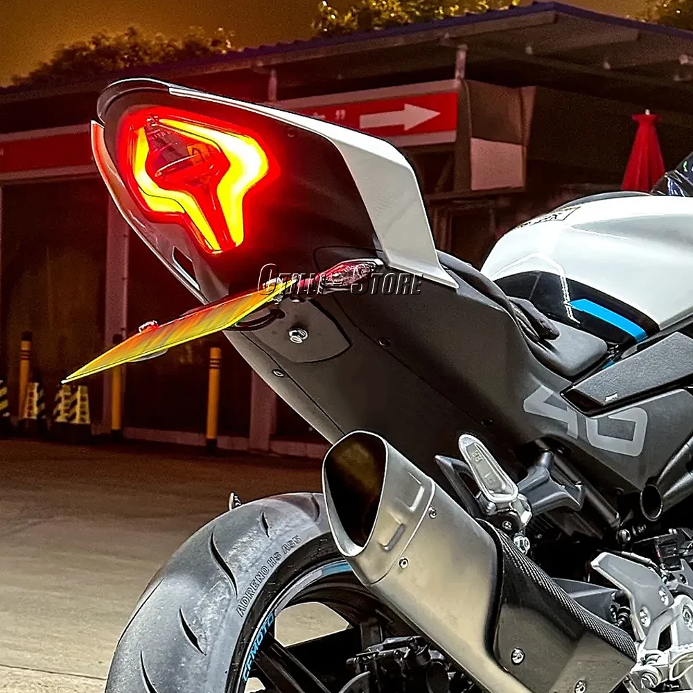 신제품 CFMOTO 450SR 450 SR 2022 2023 오토바이 번호판 홀더 펜더 제거기 등록 브래킷 리어 숏 테일