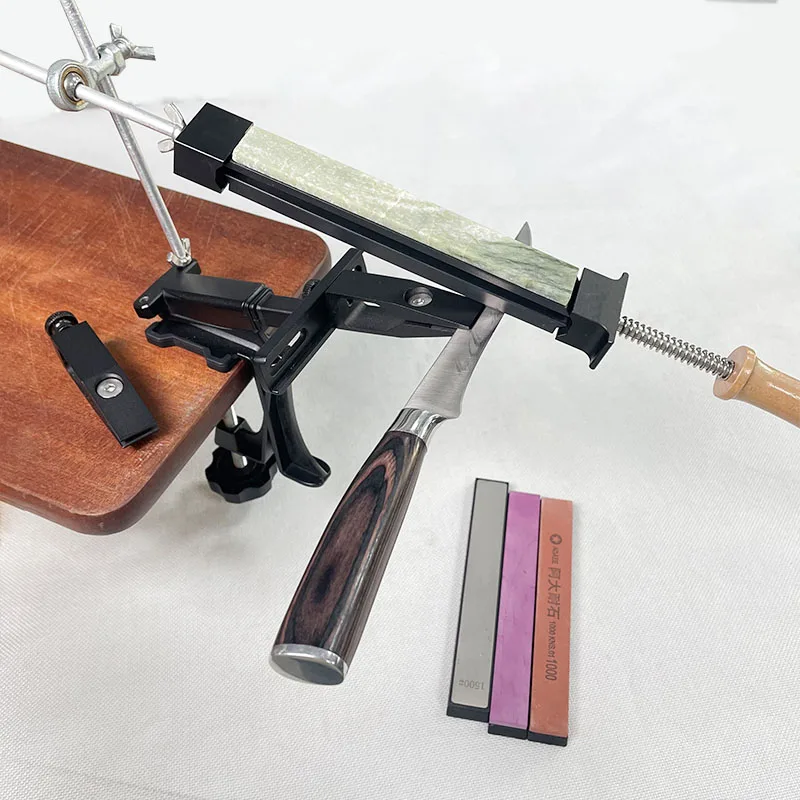 Knife Sharpener Knife Sharpener System 360 Degree Flip Constant Angle Grinding Tools Sharpening Stone Whetstone