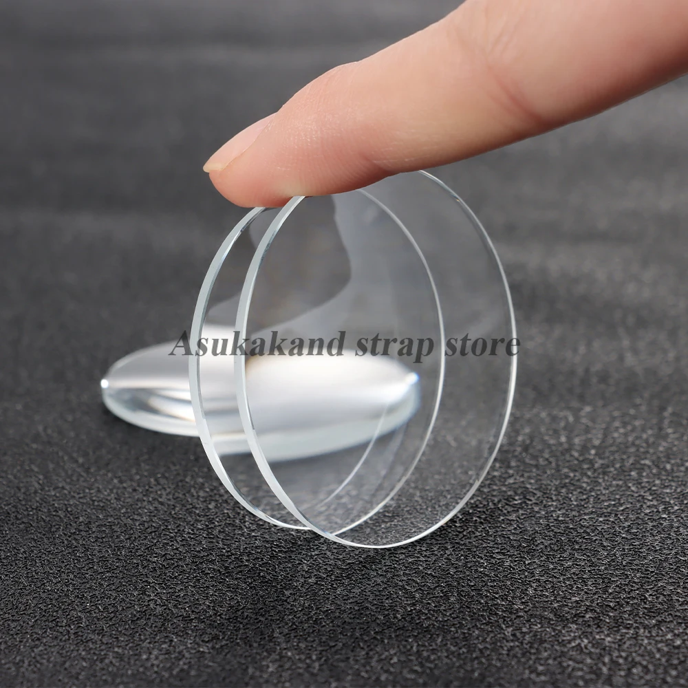 Premium Round Single Dome Mirror Watch Glass – Multiple Thickness & Diameter Options