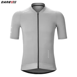 Unisex Breathable Quick Dry Cycling Jersey - Slim Fit Pro 2024 - Asia-3XL (Gentle grey)