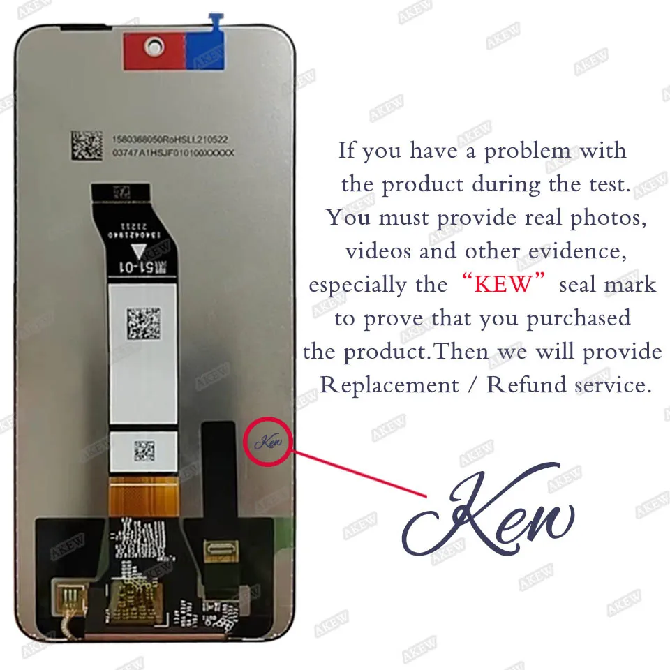 新品！Ｒｅｄｍｉ１０ＪＥ Original For Xiaomi Redmi Note 10 JE LCD Display Touch