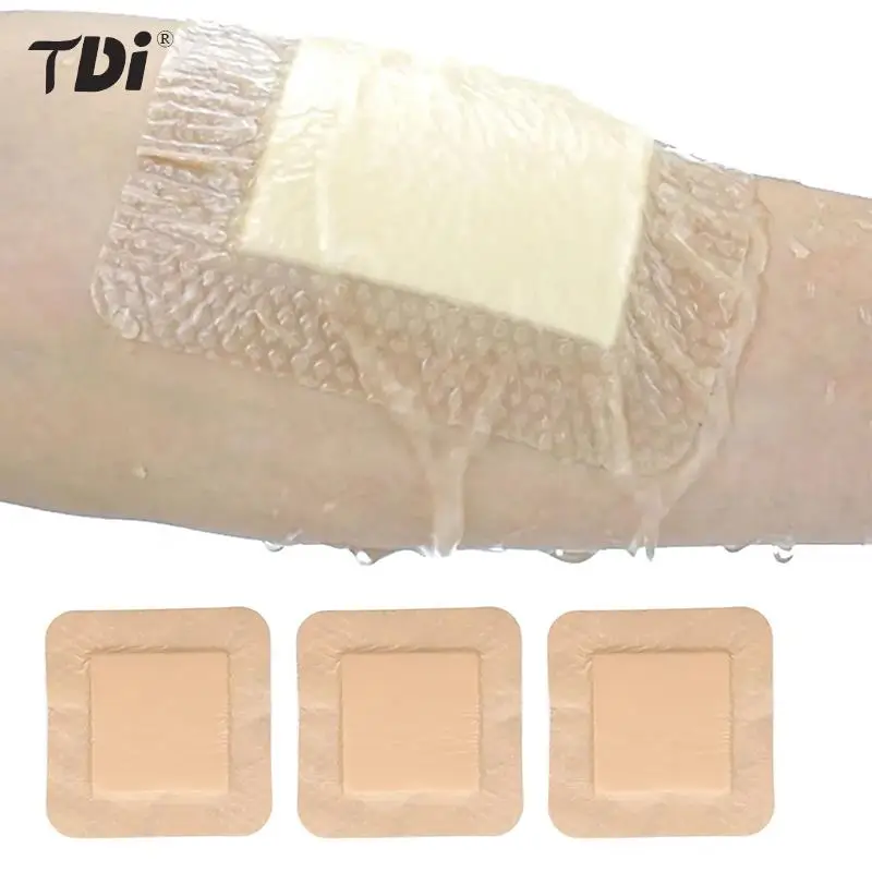 

1Pcs Thin Soft Ulcer Healing Acne Patch Hydrocolloid Adhesive Wound Dressing Breathable Sweat Resistant Bedsore Healing Pad