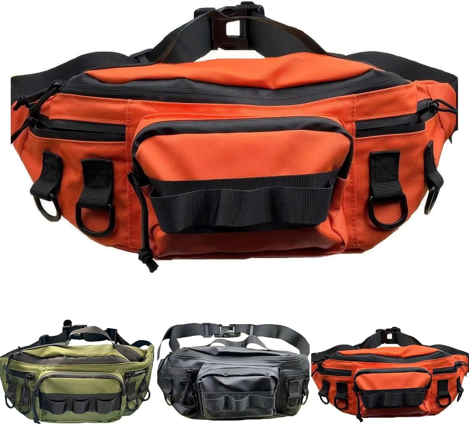 Men's Fishing Waist Bag Lightweight and Durable Shoulder Bag