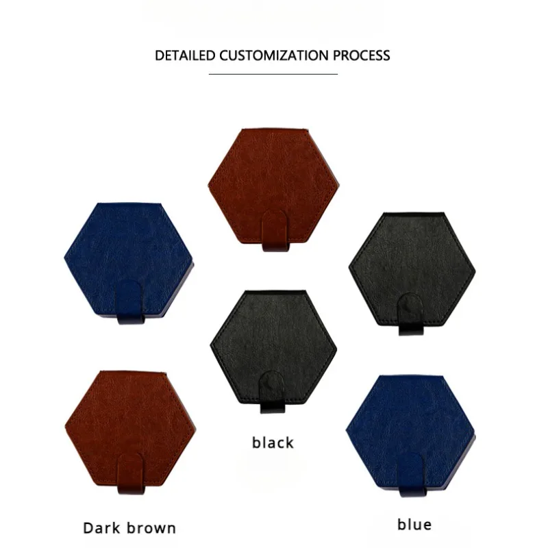 PU Hexagon Storage Bag and Dungeon Board Game DND Bundle Pocket Dice Bag Run Group Dice Box Hold 7 dice bag
