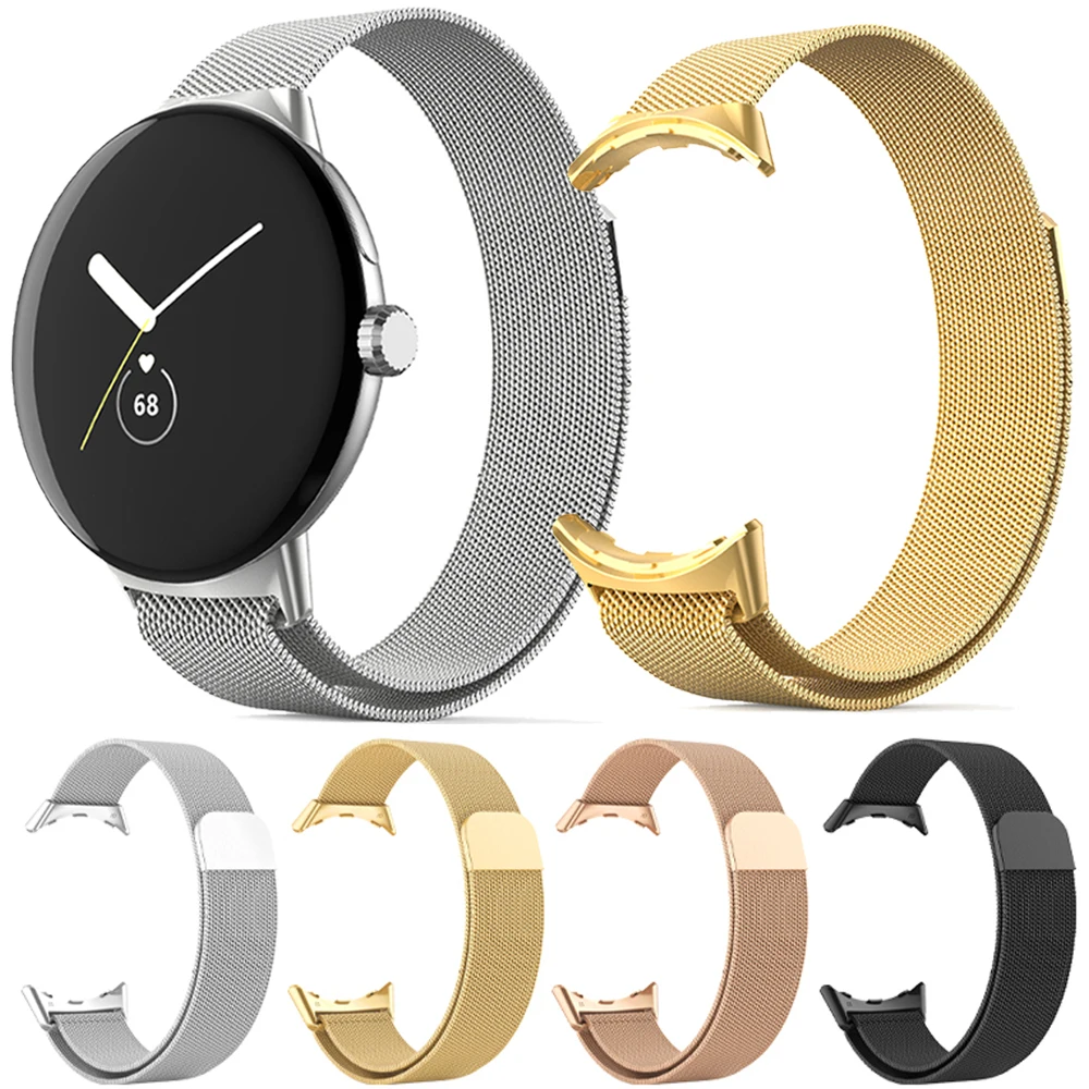 Cinturino Ad Anello Magnetico Per Google Pixel Watch Band Pixel Watch Metal Links Band Active Bracciale Sostituzione Smartwatch Braccialetti