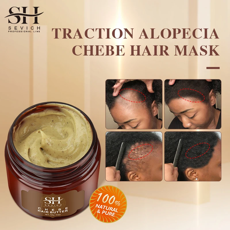 

Africa Crazy Chebe Hair Butter Traction Alopecia Anti-break Hair Growth Products Moisturize Repair Dry Hair Mask Beauty Health