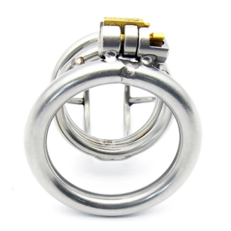Male Small Inner Chastity Cage Male Mini Sex Toy Breathable Cock Cage Sex Game for Couple Anti-derailment Erotic Urethral Lock