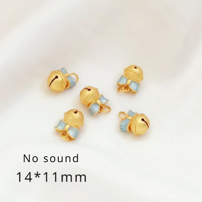 Elegant Copper Drip Oil Bell Pendant Set – Handmade Jewelry Accessories