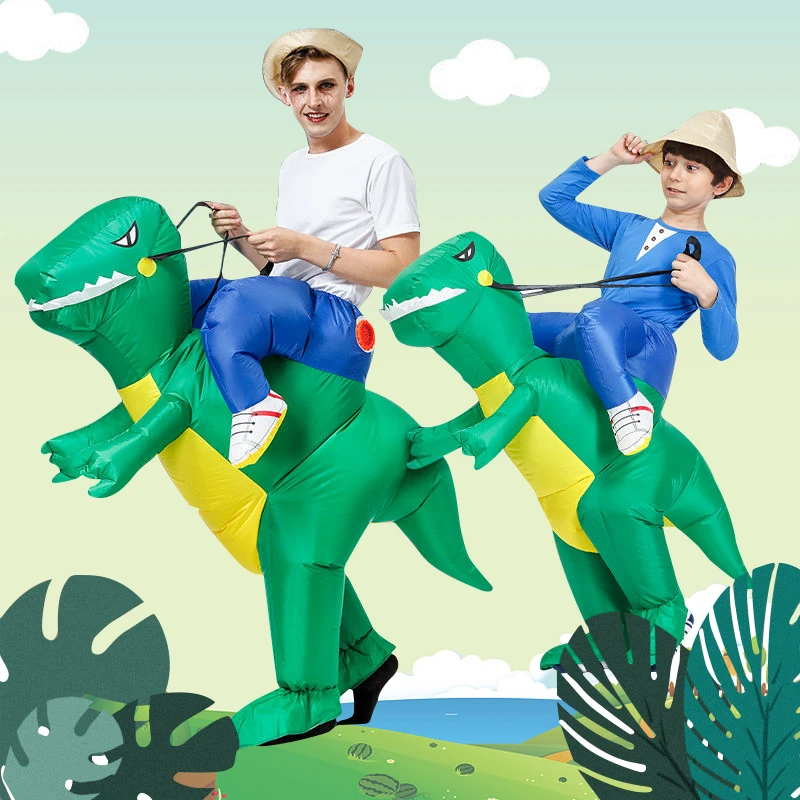 Inflatable Dinosaur Costume For Toddlers Kids Girl Adults Holiday Party Cosplay Costumes Animal
