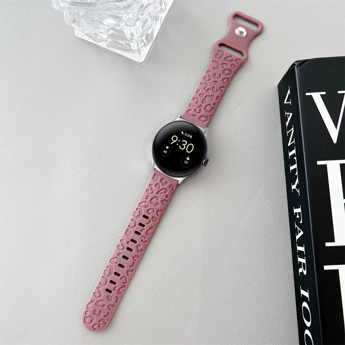Engraved Silicone Sport Wristband Bracelet - Universal Fit 41mm/45mm
