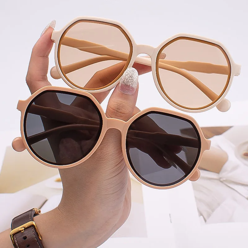 Sunglasses Round Frame Big Frame All-match