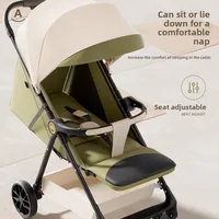 Poussettes bébé bidirectionnelles haut de gamme, pouvant assister ou allonger, avec amortisseurs à quatre roues, pour nouveau-nés, pliables 4