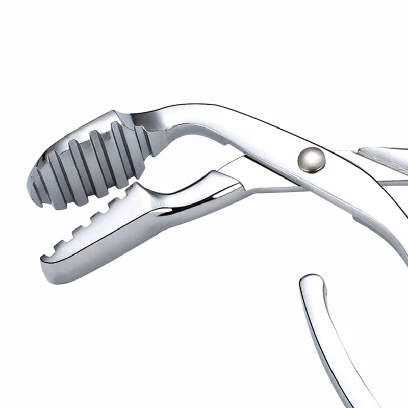 Stainless Steel Grill Grate Lifter Tool Grill Lifter Gripper Air Fryer Pot Gripper Anti-Hot BBQ Charcoal Tongs Clip Pan