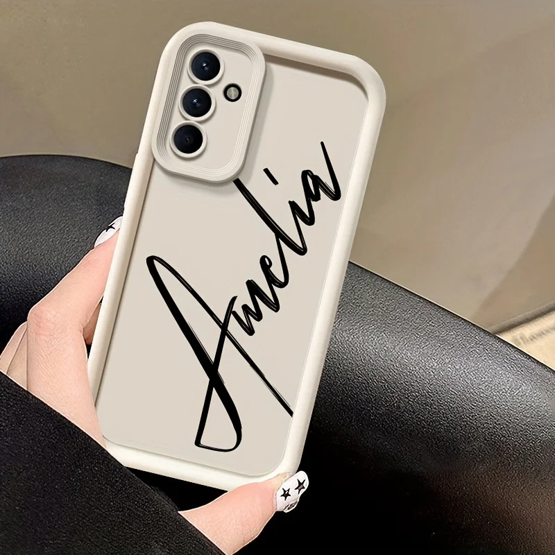 Personalized Custom Text Phone Case - Multiple Color Options Available