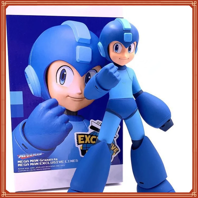 

Childhood Memories Big Group Stand Classic Edition Mega Man Hand Scenery Doll Ornament Model Office Decoration Christmas Gift