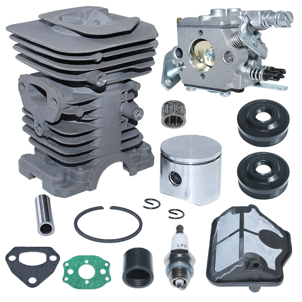 40Mm Cylinder Piston Carburetor Kit For Husqvarna 142 141 137 136 Chainsaw 4