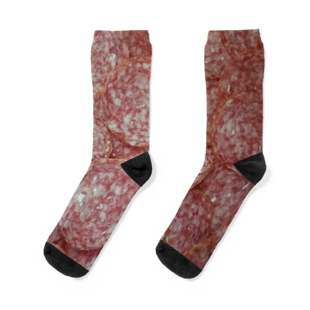 Italian salami Socks funny gift hip hop Climbing hockey Girl'S Socks Men's