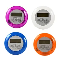 Mini Portable Round Shape Digital Magnetic LCD Stopwatch Timer Kitchen Sport Racing Alarm Clock Countdown 99 Minute 5 Colors 1