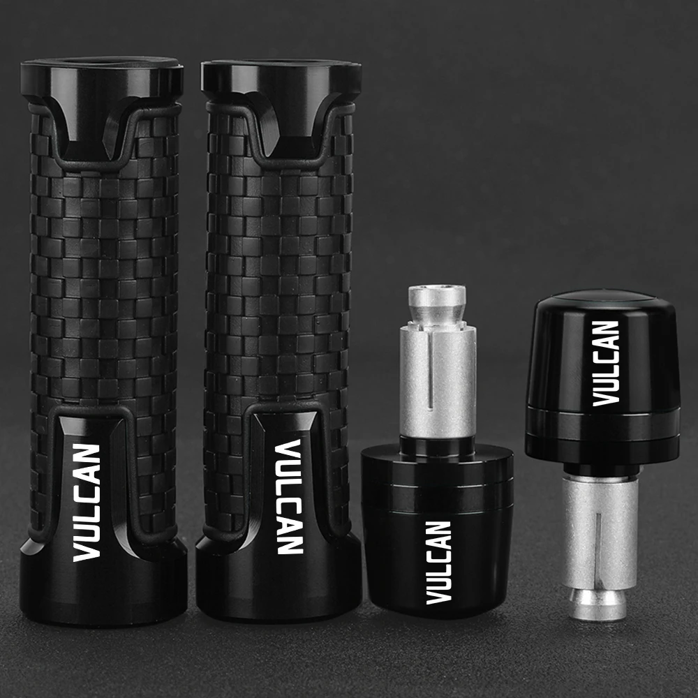 

FOR KAWASAKI VULCAN S650cc 650 VULCANS VULCAN S 650 2015-2021 2022 2023 7/8'' Motorcycle Handlebar Grips Handle Bar Ends Cap