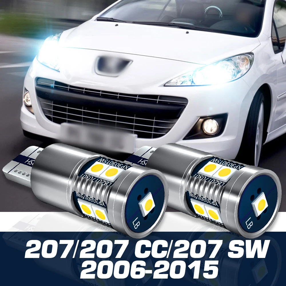 

2pcs LED Parking Light Clearance Bulb Canbus Accessories For Peugeot 207 CC SW 2006-2015 2007 2008 2009 2010 2011 2012 2013 2014