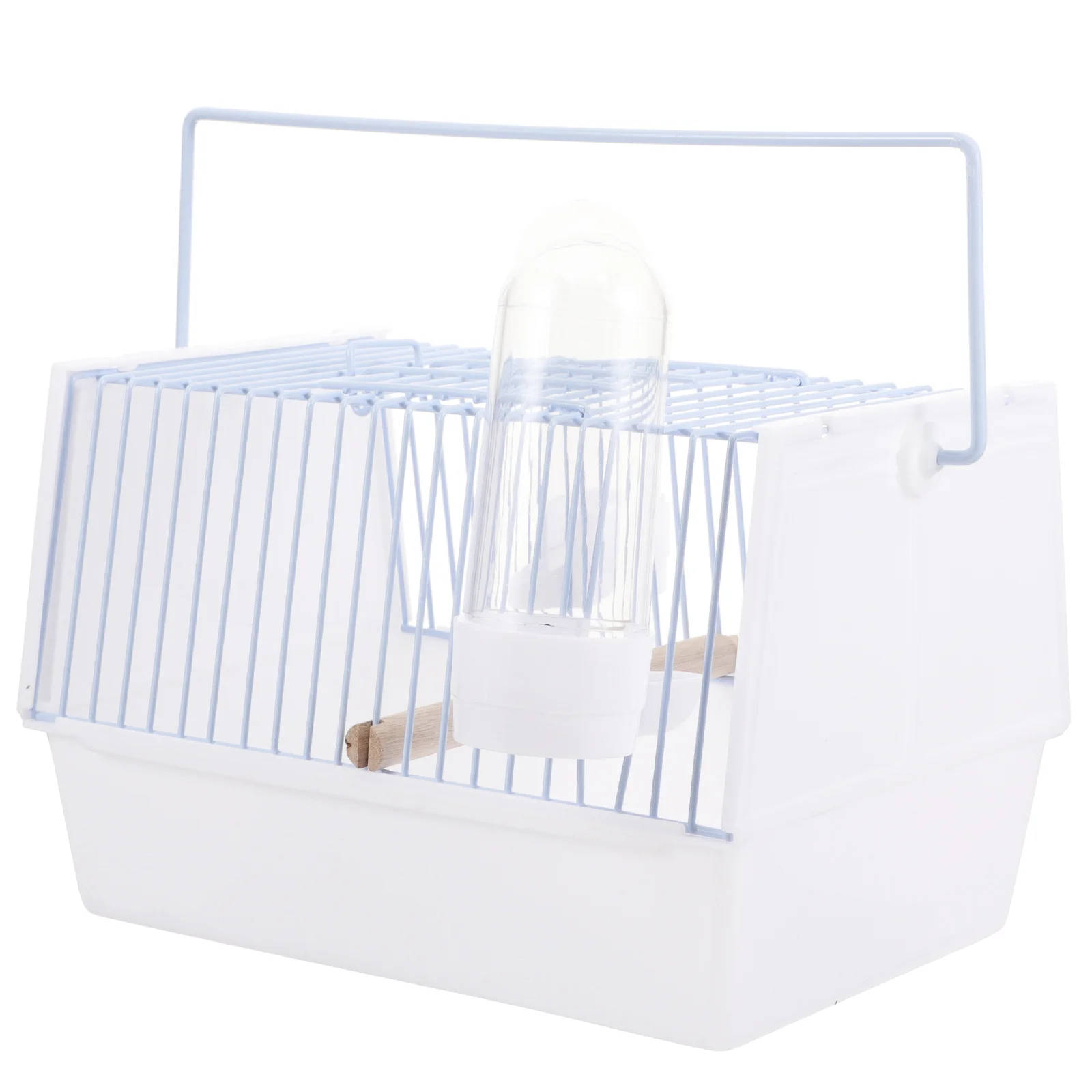 

1 Set of Metal Bird Carrier Bird Travel Cage Portable Bird Cage Handle Parrot Cage Bird Carrying Cage