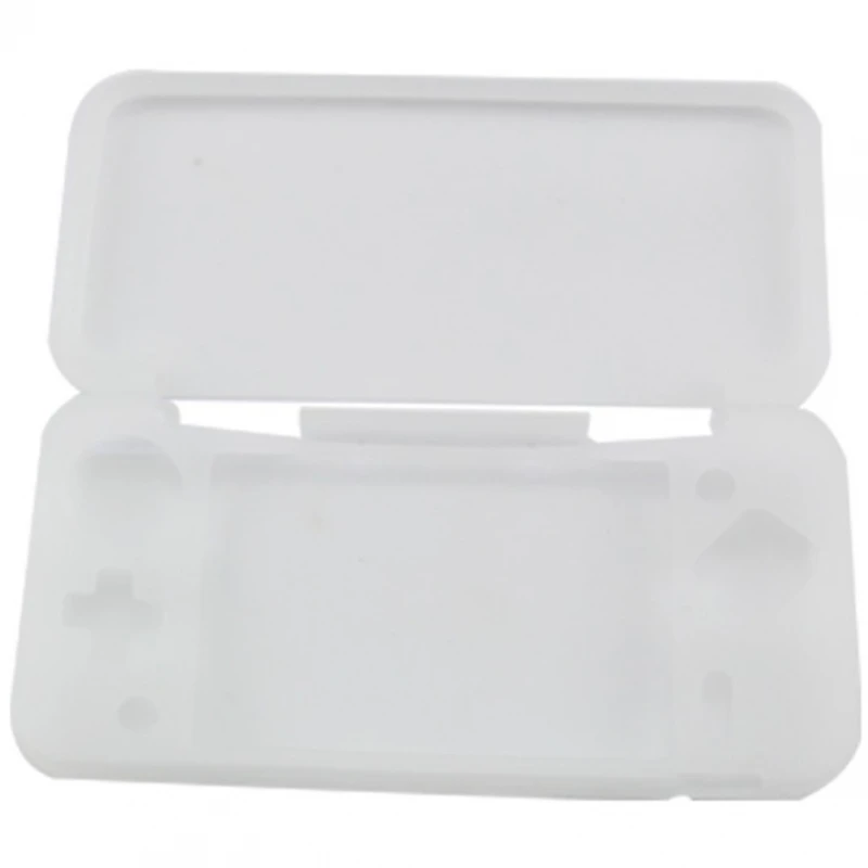 Custodia In Silicone Compatibile Per Nintendo New 2Ds Xl Protezione In Gomma Bianca # Nintendo New 2Ds Xl (Ja-001)