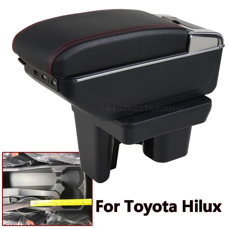 For Toyota Hilux Armrest box Retrofit Interior Parts Car Armrest