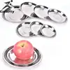 Camping  Stainless Steel Tableware Dinner Plate Food Container Thanksgiving Cooking  outdoor kitchen 6