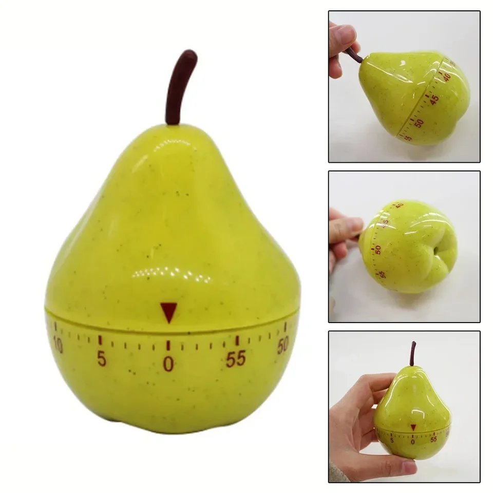 Timer Meccanico Da Cucina 60 Minuti – Conto Alla Rovescia Con Allarme Forte, Senza Batterie, Portatile E Resistente