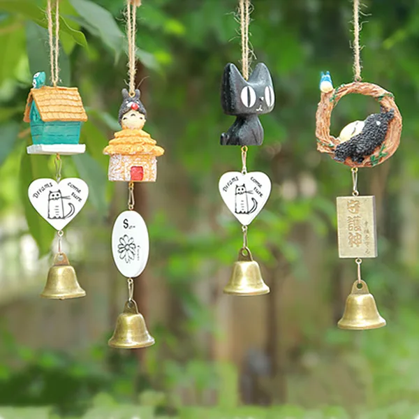 Japan Style Wind Chime Ornaments Cute Things Creative Wall Decorations Balcony Pendants Birthday Christmas Gifts Resin Crafts wind bell,wind chimes,wind chime