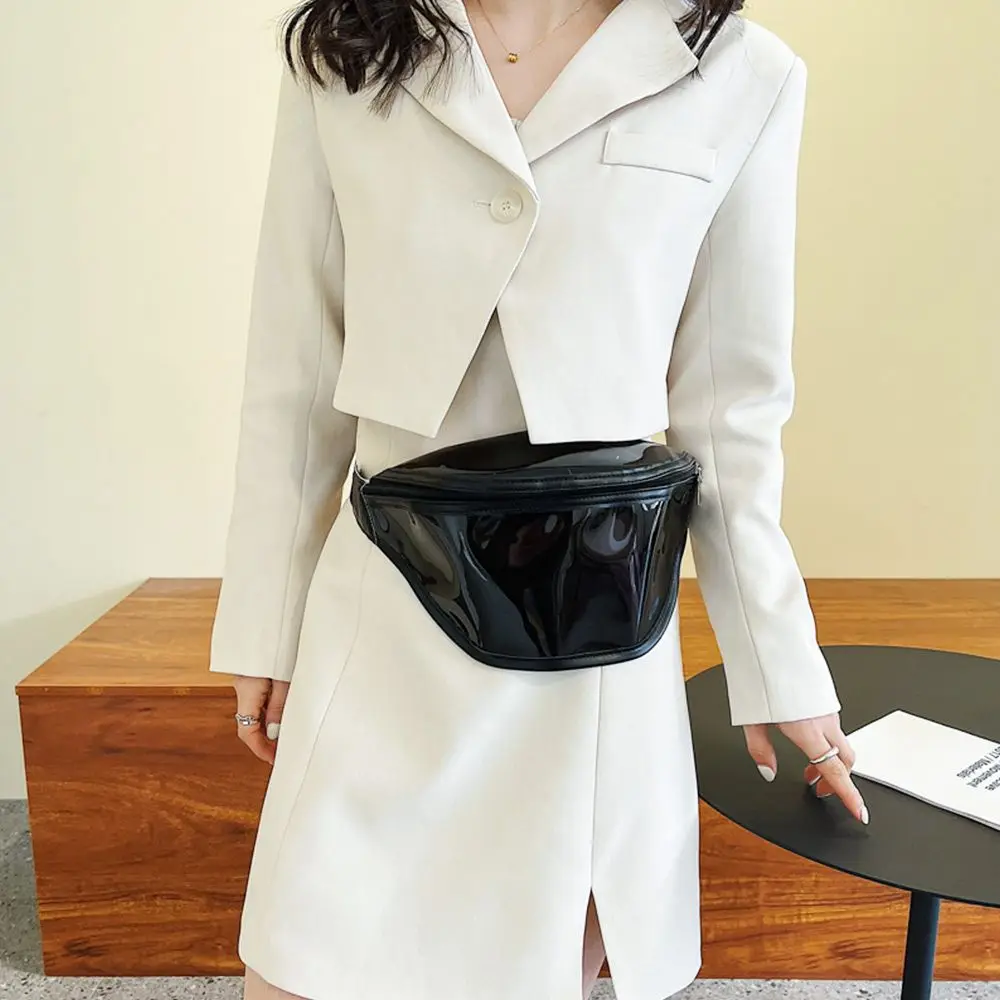 Women Fanny Pack Waterproof Waist Bags Fashion Laser Transparent Bum Colorful Bag Travel Crossbody Chest Bags Unisex Hip Bag