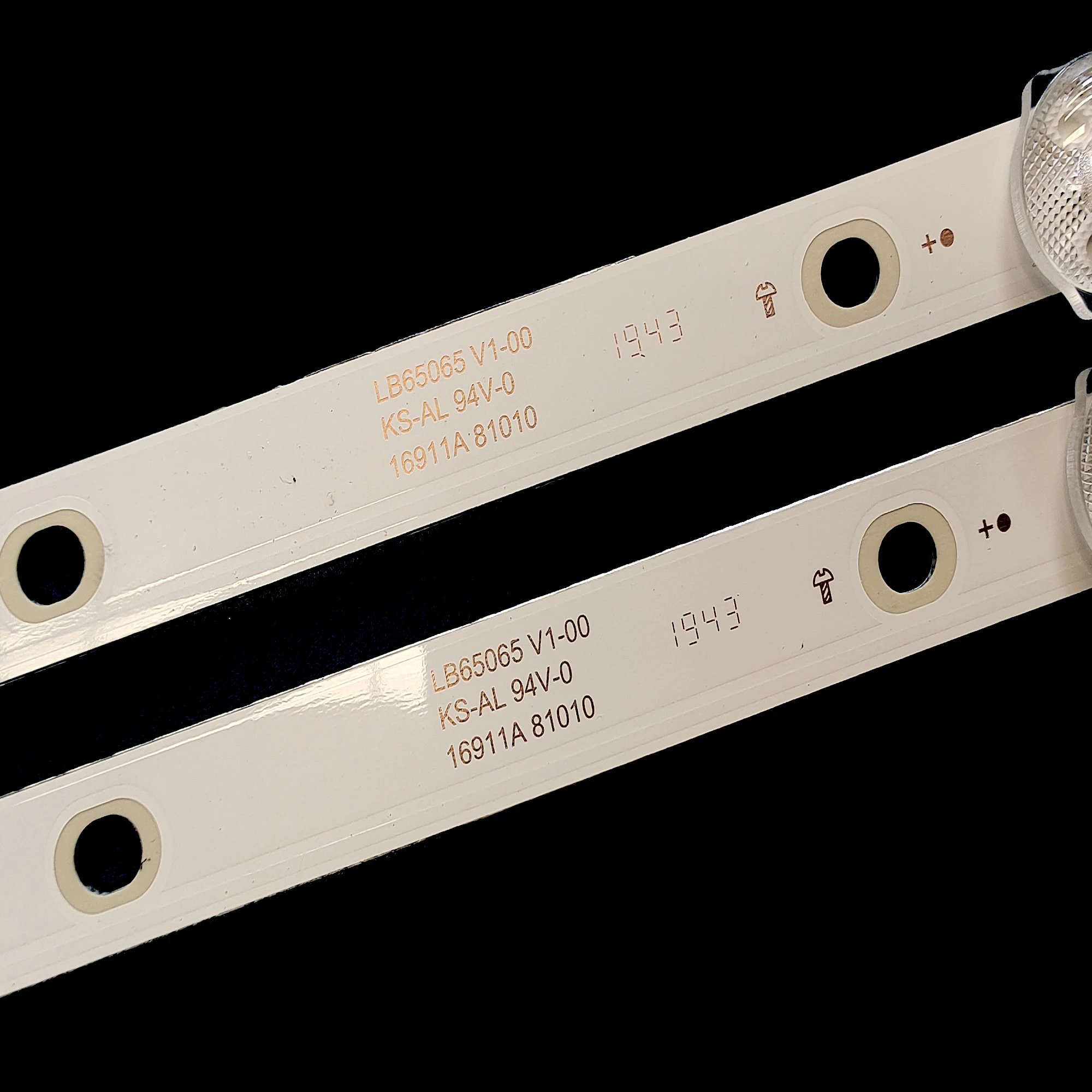 Conjunto Led Backlight Strip para 65pus6554 Lb65065 V0_00 v1 Elemento tv E4sw6518rku E4st6519rku Tpt650j1-qubf90.k 3b678000001e 12 Peças - Imagem 3