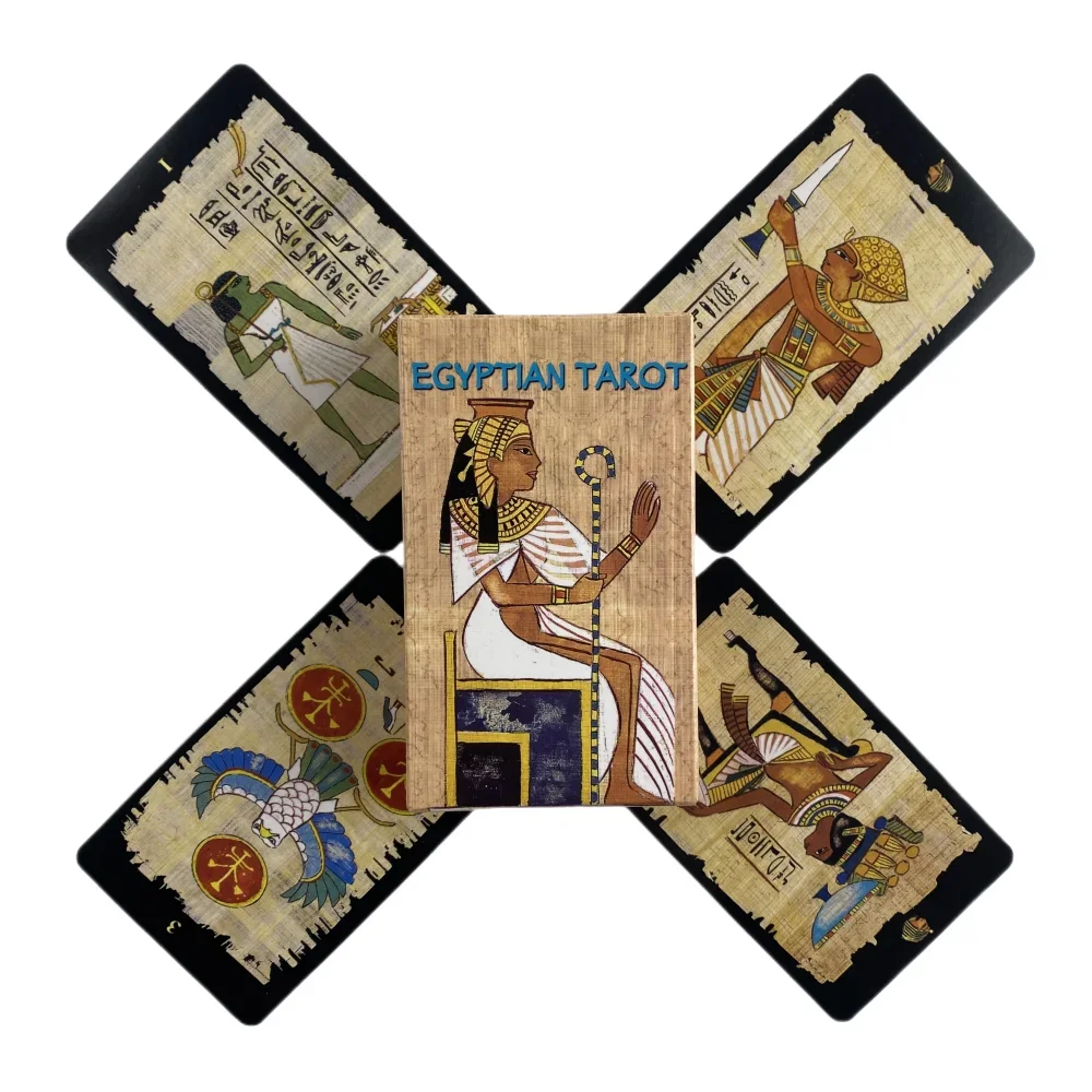 

Egyptian Tarot Cards A 78 Deck Oracle English Visions Divination Edition Borad Playing Games